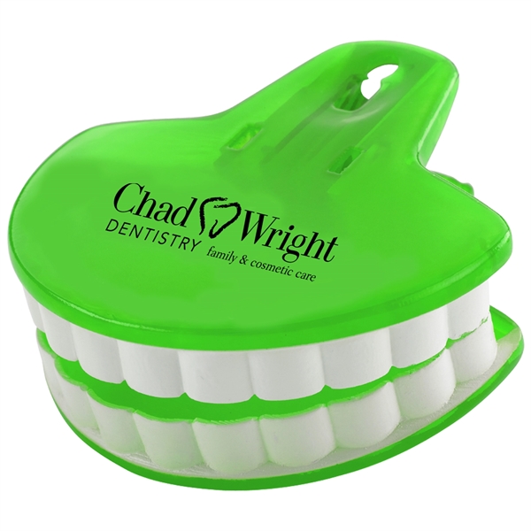 Teeth shaped utility clip, to hold papers, recipes, and tightly seal... from ASI 52840 Evans Manufacturing