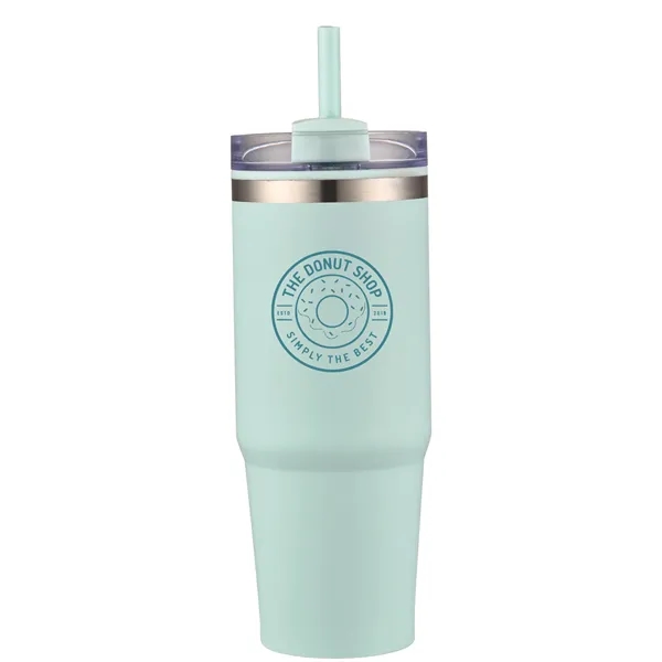 30oz insulated tumbler with a straw... from ASI 90807 Tekweld