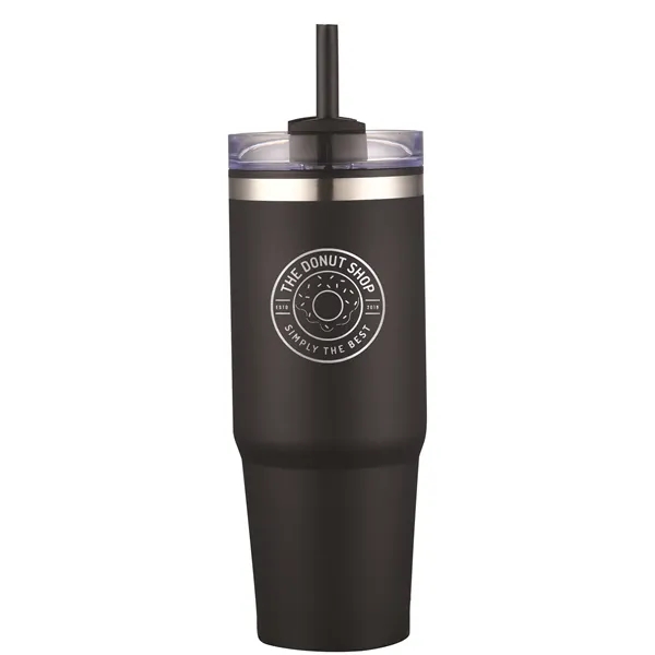 30oz insulated tumbler with a straw... from ASI 90807 Tekweld