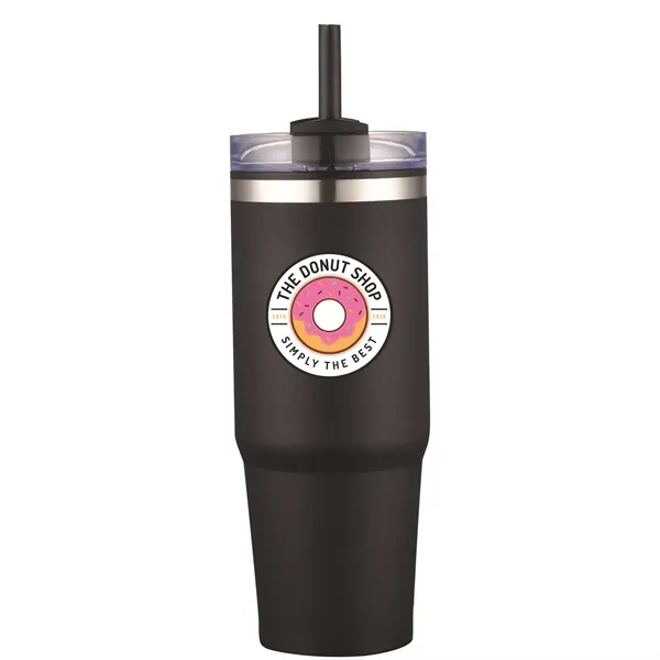 30oz insulated tumbler with a straw... from ASI 90807 Tekweld
