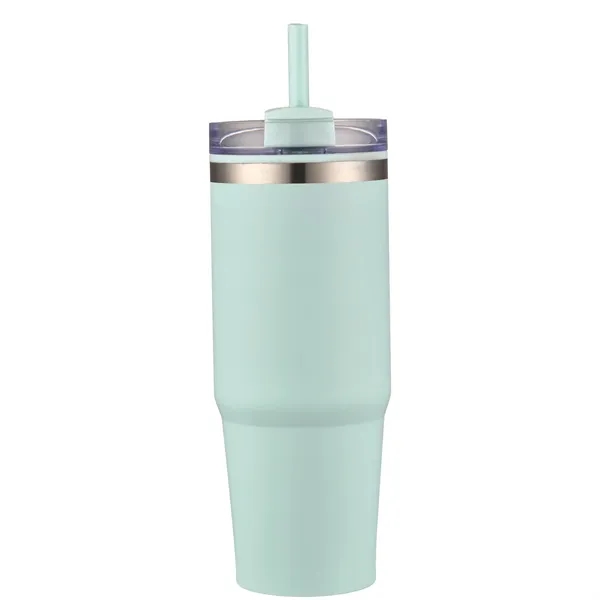 30oz insulated tumbler with a straw... from ASI 90807 Tekweld