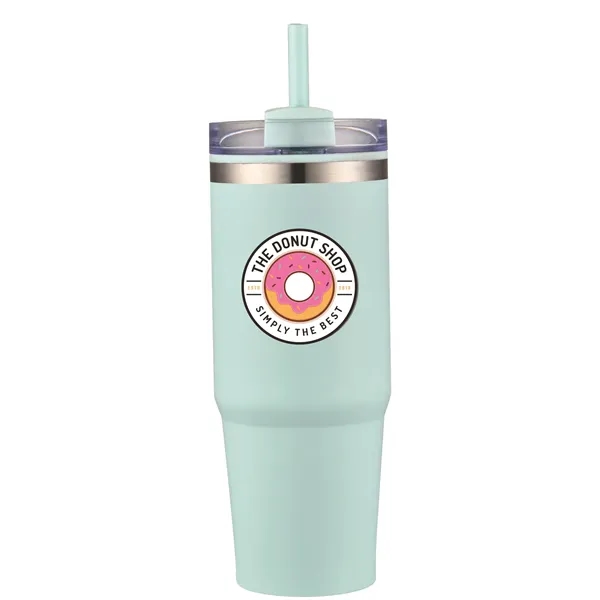 30oz insulated tumbler with a straw... from ASI 90807 Tekweld