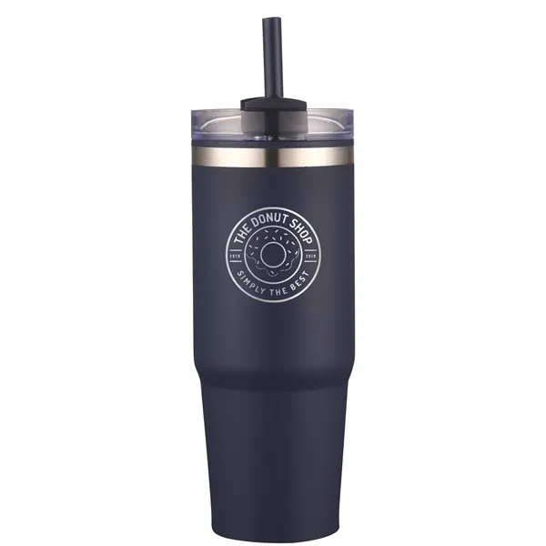 30oz insulated tumbler with a straw... from ASI 90807 Tekweld