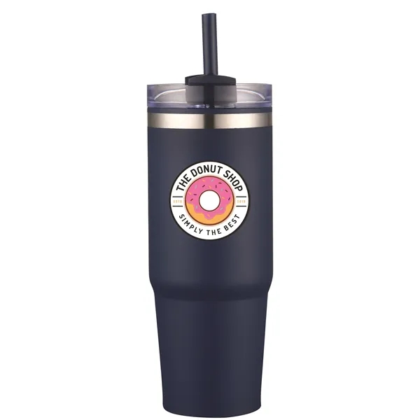 30oz insulated tumbler with a straw... from ASI 90807 Tekweld
