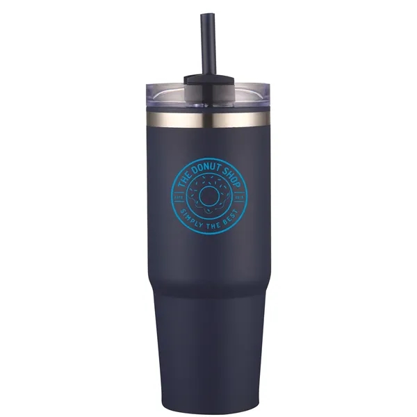 30oz insulated tumbler with a straw... from ASI 90807 Tekweld