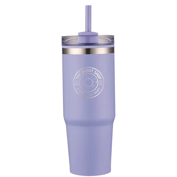 30oz insulated tumbler with a straw... from ASI 90807 Tekweld