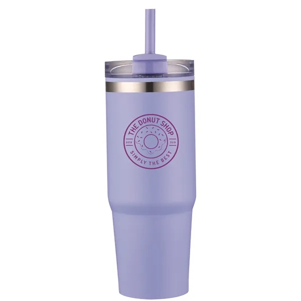 30oz insulated tumbler with a straw... from ASI 90807 Tekweld