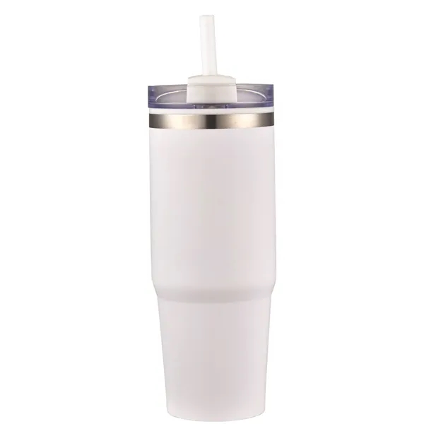 30oz insulated tumbler with a straw... from ASI 90807 Tekweld
