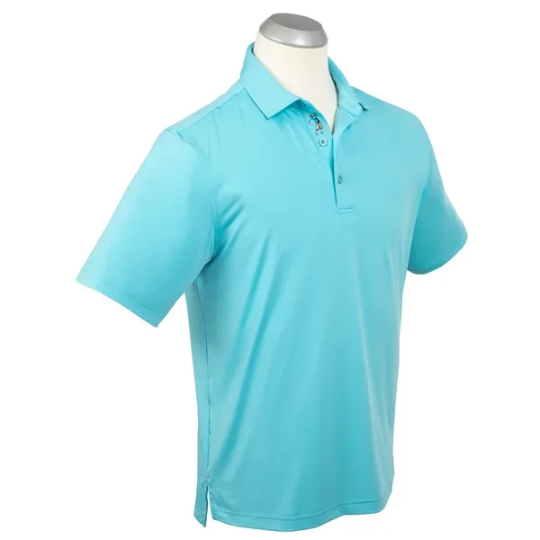 Men's Performance Jersey Mini Feed-Stripe Polo.This solid polo shirt is anything... from ASI 38120 Ball Pro / Diversified Quality Kitchenware / Branded Apparel Designs