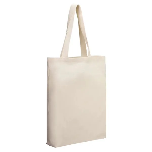 Economical cotton tote with 3" gusset for added capacity. Ideal for... from ASI 67075 Leprechaun Promotions, LLC