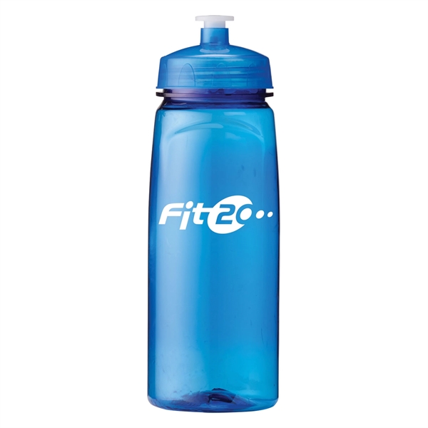 24 oz Polysure Grip'N Sip Squeeze Plastic Sports Bottle with wide... from ASI 52840 Evans Manufacturing