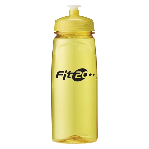 24 oz Polysure Grip'N Sip Squeeze Plastic Sports Bottle with wide... from ASI 52840 Evans Manufacturing