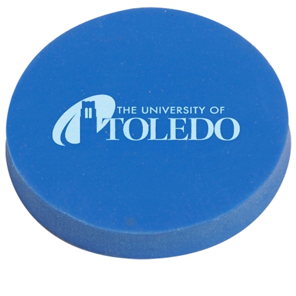 Round pencil eraser made of rubber; measures 1 1/2" x 1/4".... from ASI 52840 Evans Manufacturing