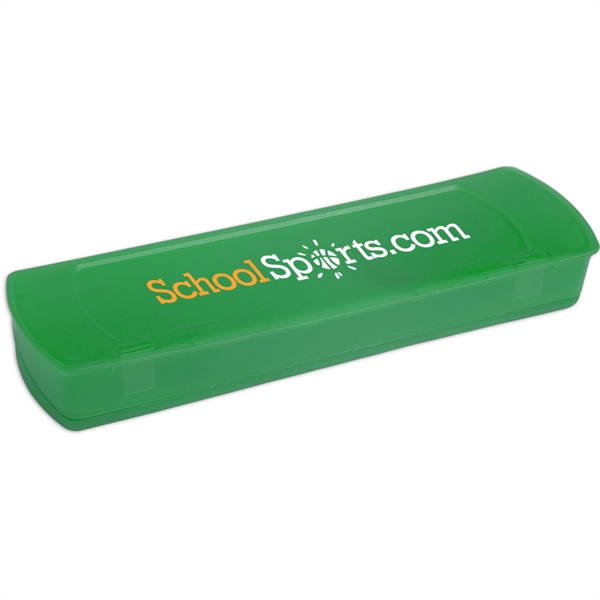 CPSIA Compliant Plastic School Supply Pencil Case is great for holding... from ASI 52840 Evans Manufacturing