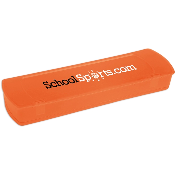 CPSIA Compliant Plastic School Supply Pencil Case is great for holding... from ASI 52840 Evans Manufacturing