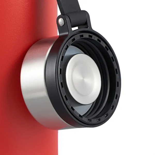 Powder-coated stainless steel bottle with TPR strap and leakproof lid-sleek, durable,... from ASI 64845 Kin Image Inc / Himmers International Inc. DBA Kin Image Inc