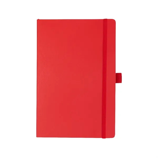 100 lined page notebook with bookmark, strap closure, pen loop and... from ASI 61125 Hit Promotional Products / Hit®