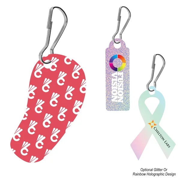 4" customizable acrylic zipper pull.... from ASI 61125 Hit Promotional Products / Hit®