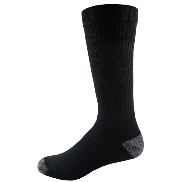 USA Made Unisex crew length cotton socks with full cushion foot... from ASI 90160 Suntex Industries