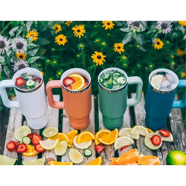 Road Trip Tumbler is designed for great taste with a ceramic-lined... from ASI 41561 Brand Box USA, LLC