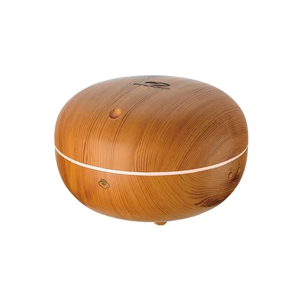 The Macaron Light Wood Ultrasonic Aroma Diffuser fills your space with... from ASI 61005 Hirsch Gift Inc