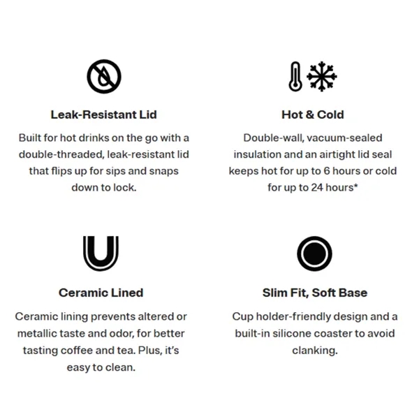 RTIC Essential Tumbler is designed for great taste with a ceramic-lined... from ASI 41561 Brand Box USA, LLC