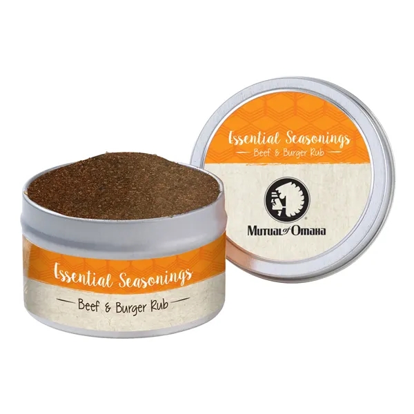 Individual gourmet spice rub in a tin... from ASI 71685 Midnite Snax®
