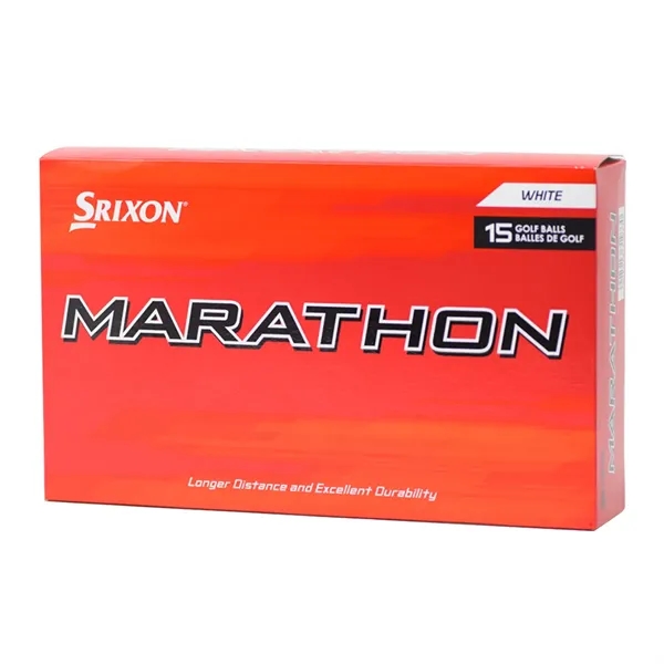 Srixon Marathon golf balls; Box contains 15 white balls and includes... from ASI 38120 Ball Pro / Diversified Quality Kitchenware