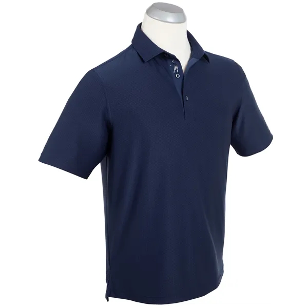This solid polo shirt with a modern update. Men's performance short... from ASI 38120 Ball Pro / Diversified Quality Kitchenware / Branded Apparel Designs