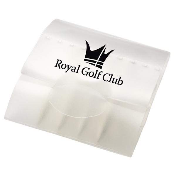 Translucent tee pack with 4 tees and 1 ball marker.... from ASI 52840 Evans Manufacturing