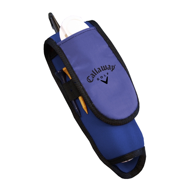 Golf ball caddy tool made from neoprene-like material.  Ball sleeve... from ASI 52840 Evans Manufacturing