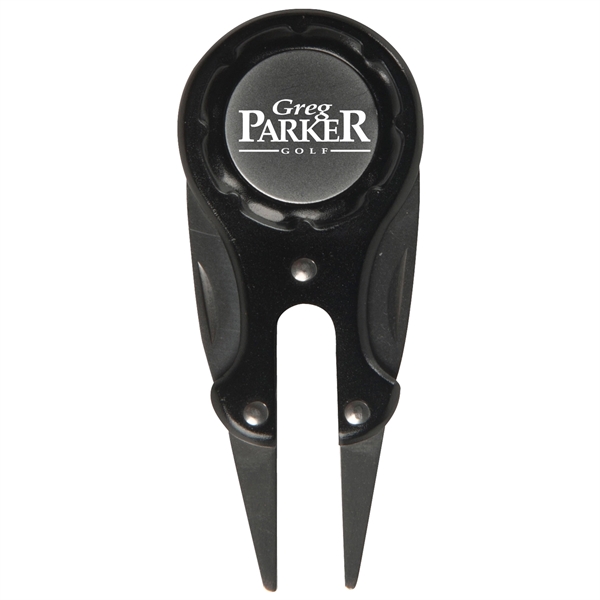 Customizable golf divot repair tool with ball marker is a great... from ASI 52840 Evans Manufacturing