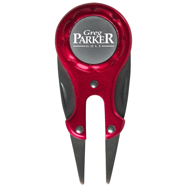 Customizable golf divot repair tool with ball marker is a great... from ASI 52840 Evans Manufacturing