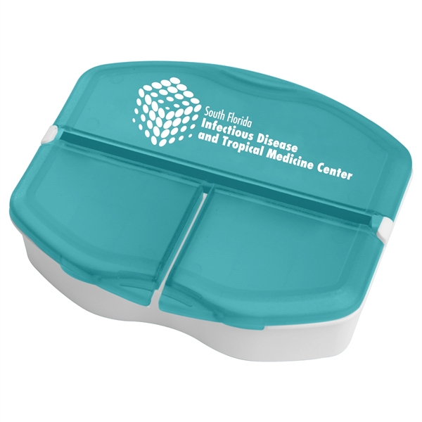 3 compartment pill box comes with 1 large and 2 smaller... from ASI 52840 Evans Manufacturing