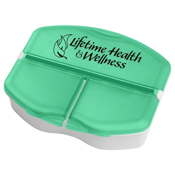 3 compartment pill box comes with 1 large and 2 smaller... from ASI 52840 Evans Manufacturing