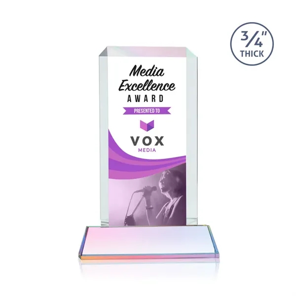 Our Full Color VividPrint Dalton features thick beveled Starfire crystal mounted... from ASI 84592 St Regis Group / St Regis