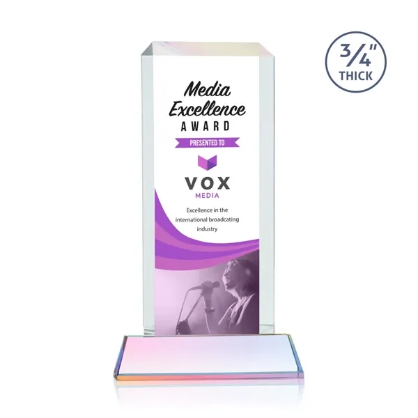 Our Full Color VividPrint Dalton features thick beveled Starfire crystal mounted... from ASI 84592 St Regis Group / St Regis