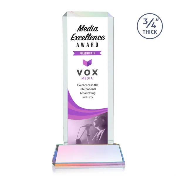 Our Full Color VividPrint Dalton features thick beveled Starfire crystal mounted... from ASI 84592 St Regis Group / St Regis