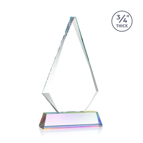 Starfire triangle top award on a tall tapered Optical Base.... from ASI 84592 St Regis Group / St Regis
