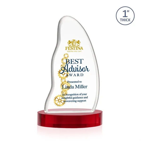 Beauford VividPrint™ Award on Base - Red... from ASI 84592 St Regis Group / St Regis