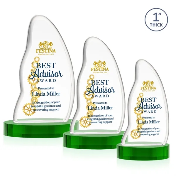 Beauford VividPrint™ Award on Base - Green... from ASI 84592 St Regis Group / St Regis