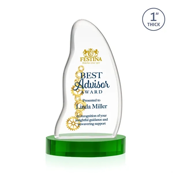 Beauford VividPrint™ Award on Base - Green... from ASI 84592 St Regis Group / St Regis