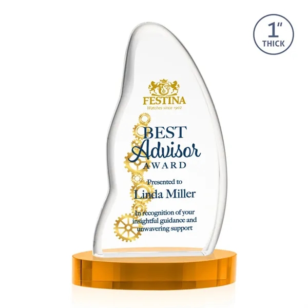 Beauford VividPrint™ Award on Base - Amber... from ASI 84592 St Regis Group / St Regis