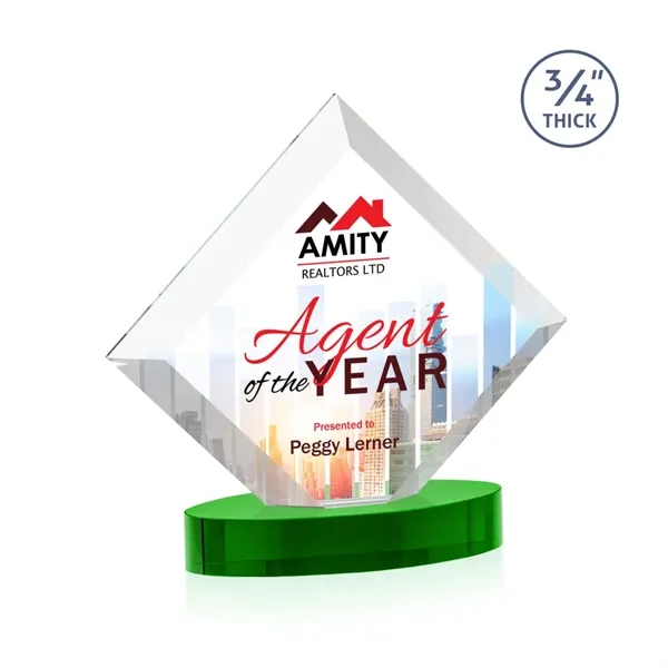 Belaire VividPrint™ Award on Alberton Base - Green... from ASI 84592 St Regis Group / St Regis