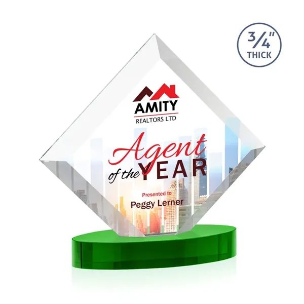 Belaire VividPrint™ Award on Alberton Base - Green... from ASI 84592 St Regis Group / St Regis