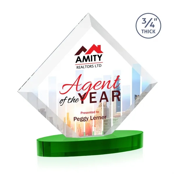 Belaire VividPrint™ Award on Alberton Base - Green... from ASI 84592 St Regis Group / St Regis