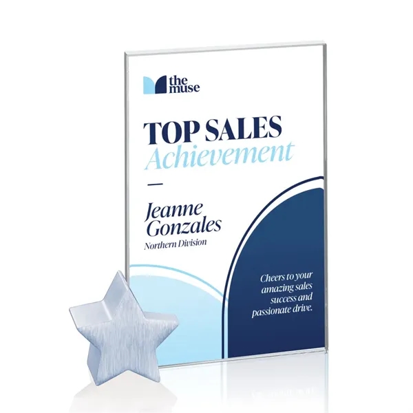 Bermuda VividPrint™ Award - Starfire/Gold Star... from ASI 84592 St Regis Group / St Regis