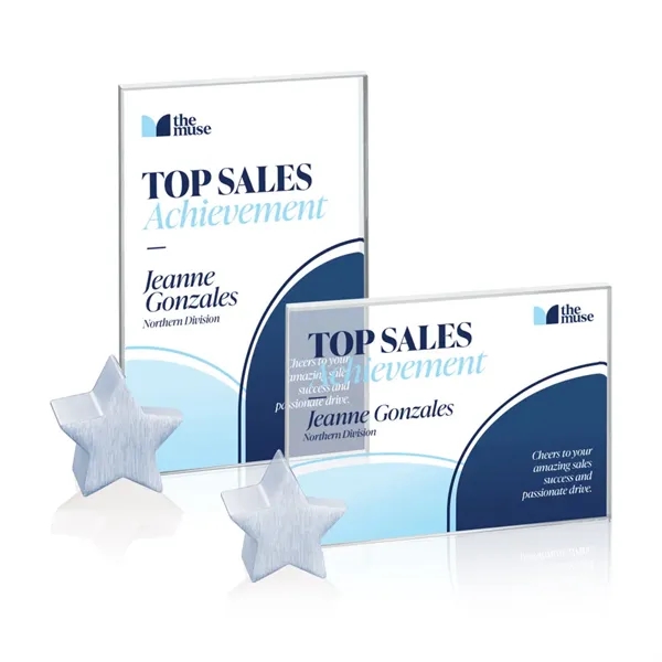 Bermuda VividPrint™ Award - Starfire/Chrome Star... from ASI 84592 St Regis Group / St Regis