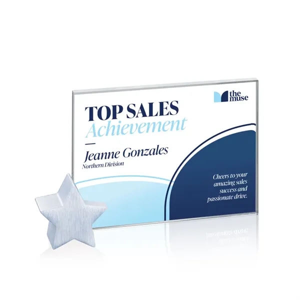 Bermuda VividPrint™ Award - Starfire/Chrome Star... from ASI 84592 St Regis Group / St Regis