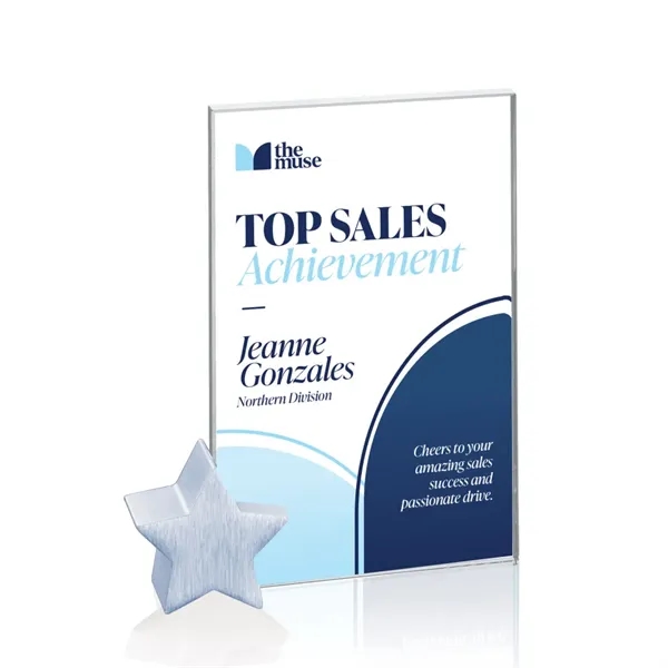 Bermuda VividPrint™ Award - Starfire/Chrome Star... from ASI 84592 St Regis Group / St Regis